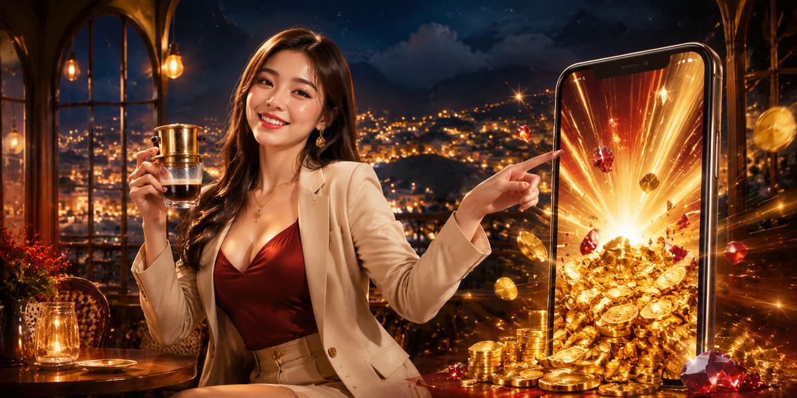 Người dùng cá cược thể thao trên điện thoại tại Sapa trong buổi sáng sương mù